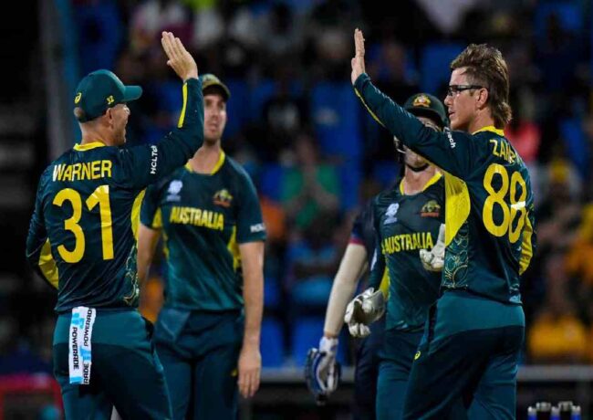 Australian Men’s Cricket Team Vs Namibia NCT Timeline