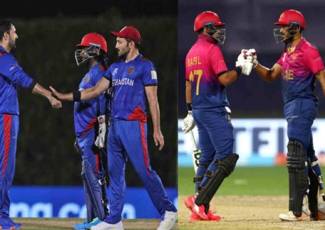 UAE Cricket Team Vs Afghanistan National Cricket Team Timeline