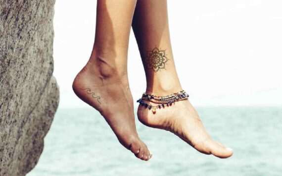 Ankle Lower Leg Small Tattoos For Females
