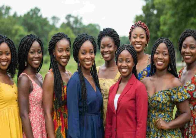 Ghana Weaving Latest Hair Style for Ladies in Nigeria