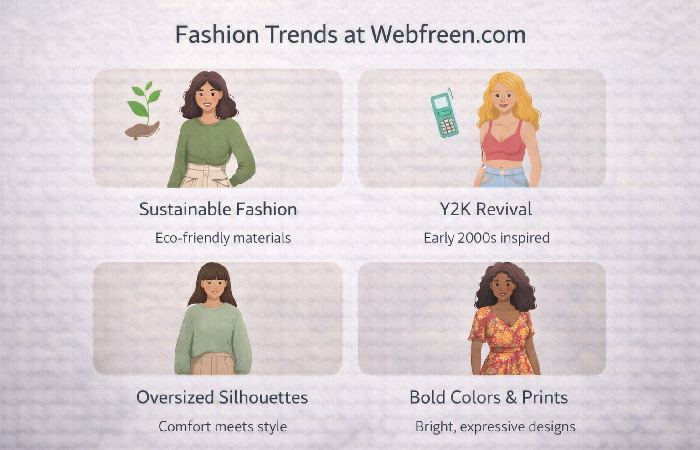 Fashion trends infographic