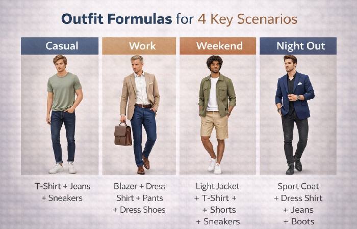Outfit Formulas for 4 Key Scenarios