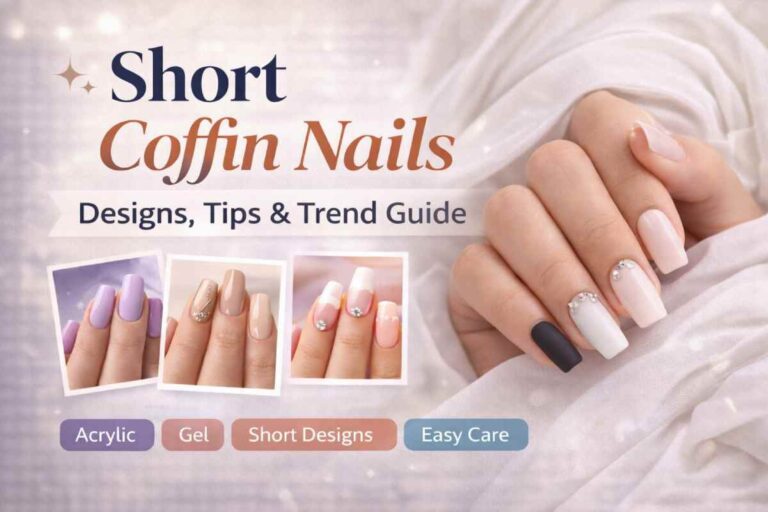 Featured image Short Coffin Nails: Designs, Tips & Trend Guide