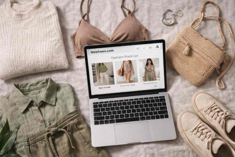 Webfreen fashion clothing collection modern sustainable style