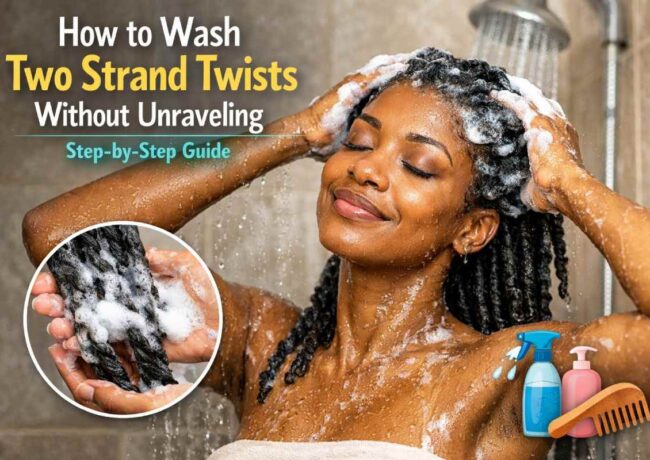 How to Wash Two Strand Twists Without Unraveling – Step-by-Step Guide (2026)
