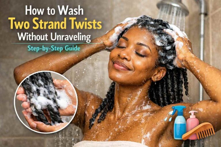 How to Wash Two Strand Twists Without Unraveling – Step-by-Step Guide (2026)