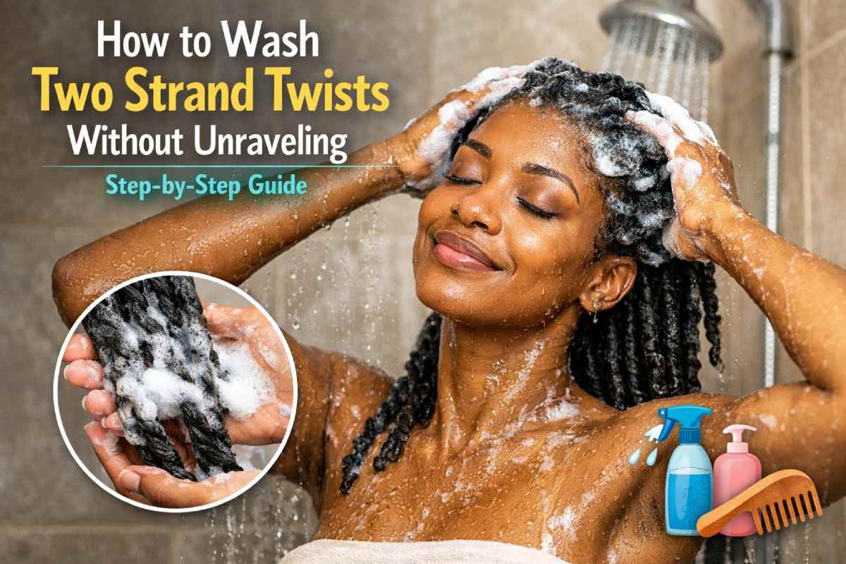 How to Wash Two Strand Twists Without Unraveling – Step-by-Step Guide (2026)