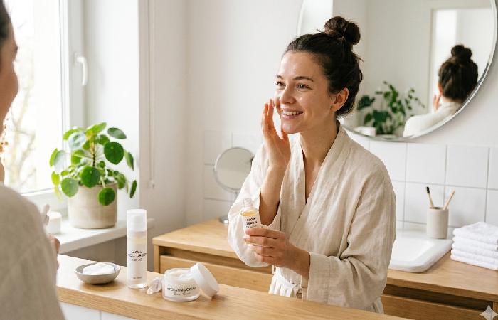 morning skincare routine for glowing skin